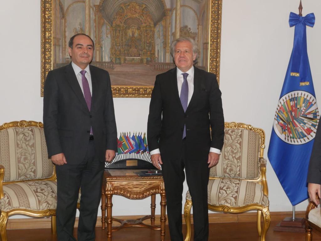 Audiencia del Secretario General de la OEA con el Ministro de Relaciones Exteriores, Embajador Antonio Rivas Palacios(18 de noviembre de 2019)